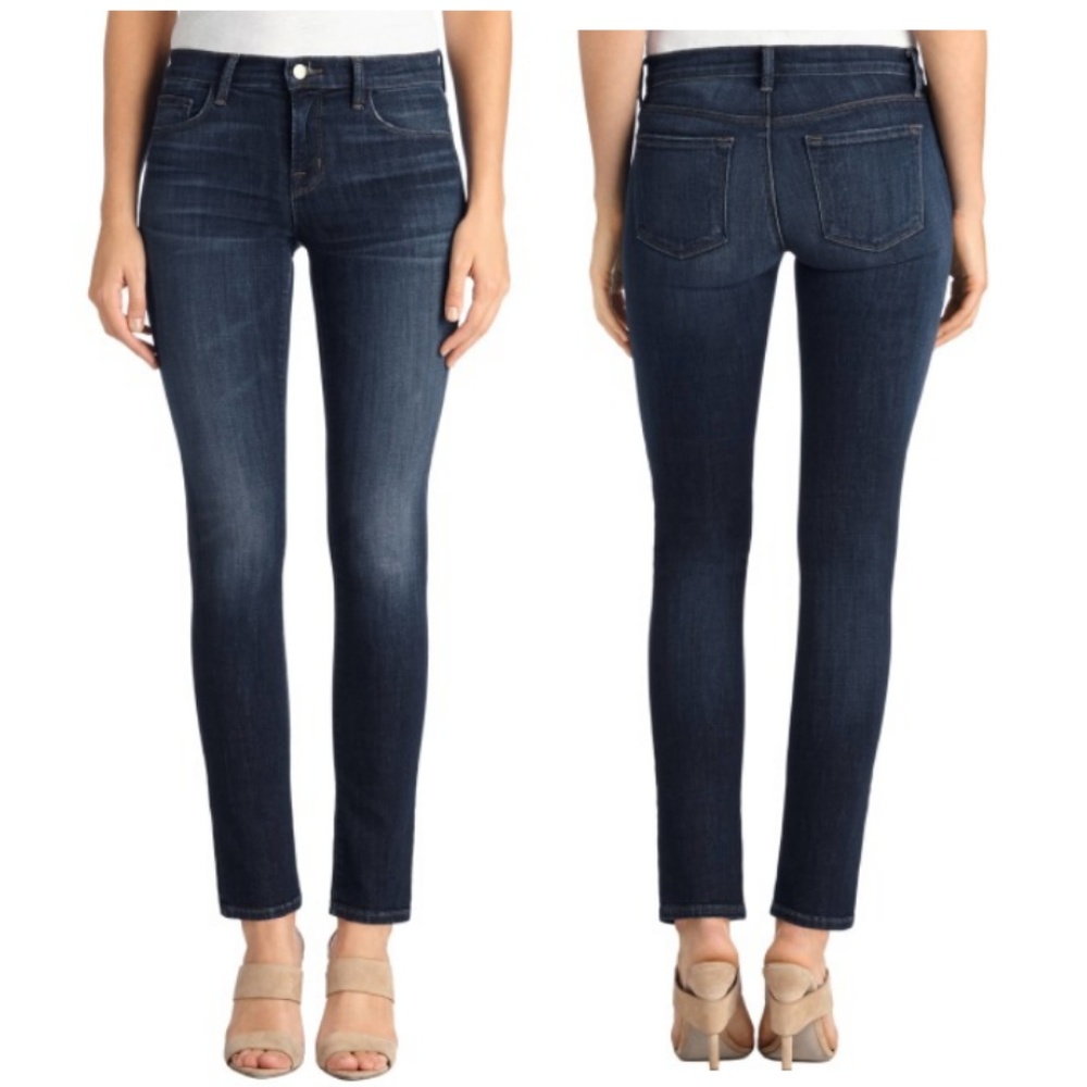J BRAND “Tawny” Skinny Straight Leg Stretch Jeans